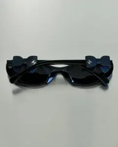 超レア】CHANEL シャネル 立体シルエット サングラス パール