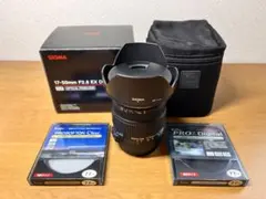 SIGMA 17-50mm F2.8 キヤノンEF用 フィルター3点セット