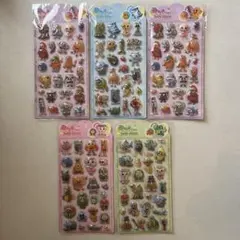 イタリアンブレインロット風 きゅん〜ポップシール 4種5枚セット