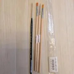 나일론 브러시 3개 세트 (미사용 1개) +얇은 브러시 1개 (미사용)