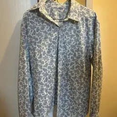 BEAMSブルー長袖シャツ