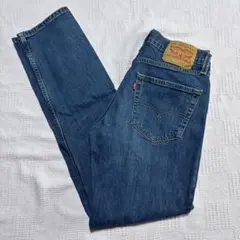 Levi'sリーバイス511ストレッチスリムブルーデニムW30L32ダメージ加工