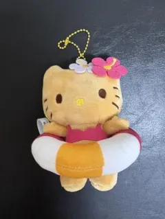 ハローキティ ぬいぐるみ マスコット 浮き輪