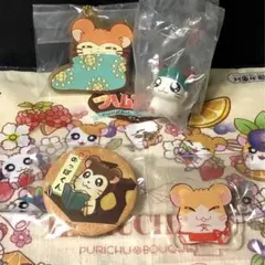 ハム太郎　タオル　ラバーキーチェーン　アクリルスタンド　缶バッジ　フィギュア