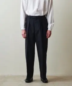 【色味注意：黒です】スティーブンアラン ホップサックトラウザーズ Lのサムネイル