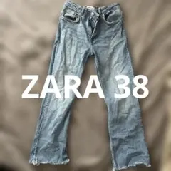 ZARA ライトブルーストレートデニム EUR 38