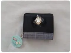 ★定価よりお得・値下げ・新品★財布　女の子　ブラック　チェック