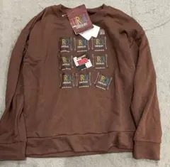 チロルチョコ　 トレーナー ブラウン　 新品　150