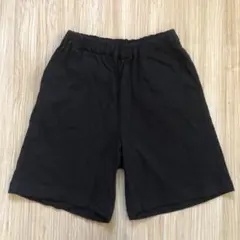デビロック キッズ 男の子 ハーフパンツ 半ズボン ブラック 黒 160cm