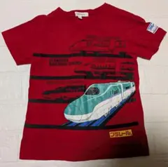 サンカンシオン　プラレール　新幹線　はやぶさ　半袖Tシャツ　110