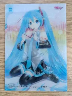 アニメ系トレカ/初音ミク　キラキラクリアカードコレクションガム