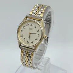 新品電池/稼働　CITIZEN レディース クォーツ コンビカラー　ヴィンテージ