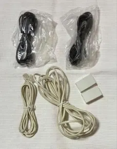 電話機、モジュラーケーブル 4本、接続コネクタ2個セット