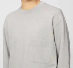 UNIQLO UクルーネックTシャツ GRAY L