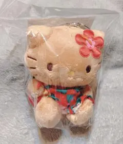 ハローキティ　ハワイアンホースト　マスコットホルダー