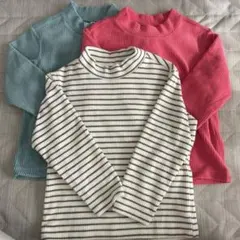 UNIQLO長袖フリース 3色セット　110センチ