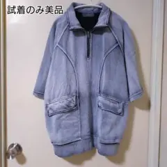 CLEL　クレイル ヴィンテージ Tシャツ　ダメージ加工　ジップアップのサムネイル