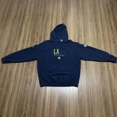 XLARGEフード付きパーカー XLネイビー