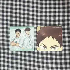 ハイキュー!! 展限定 コースター 2枚セット 及川＆岩泉 - メルカリ