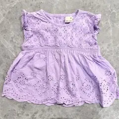 90cm プティマイン チュニック ノースリーブ ラベンダー