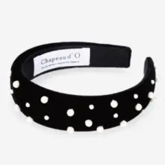 Chapeaud’O シャポードオー ベルベットパールヘッドバンド　カチューシャのサムネイル
