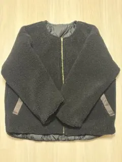 ルノンキュール リバーシブルボアブルゾン ブラック