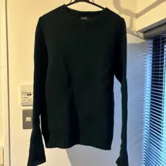 A.P.C. クルーネックニット ダークグリーンのサムネイル