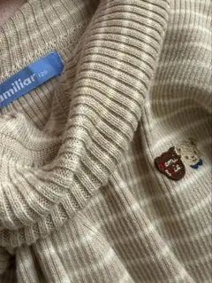難有　familiarファミリアタートルネックセーター　120cm
