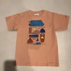Columbia イラスト Tシャツ ピンク　Ｍ　140のサムネイル