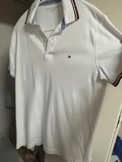 Tommy Hilfiger 90s ホワイト ポロシャツ