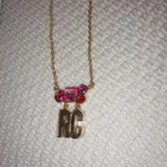 新品ロデオクラウンズ ロゴネックレス ストーン ゴールド