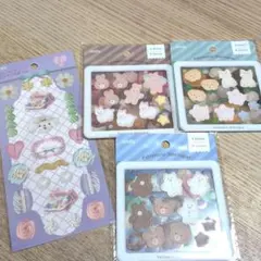 シール ときめくお菓子缶、あにまるクッキー缶×3 セット