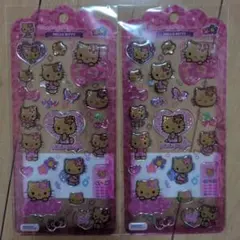 ドロップジュエリーシール　ハローキティ 日焼け　ギャル　2枚