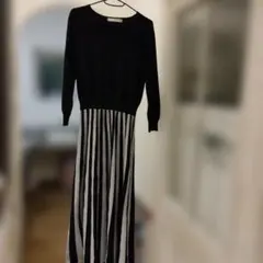 Bou Jeloud ストライプニットワンピース