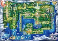 ポケモン ワールドアトラス ポスター DP カントー地方 映画 前売り特典