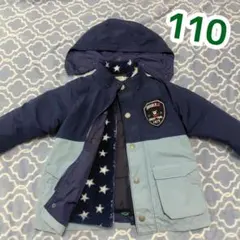 DOUBLE-B ボア付きジャケットコート 110