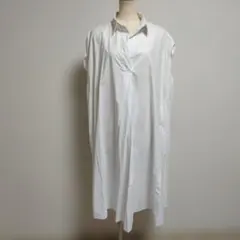hagumuノースリーブ ロングワンピース　ホワイトのサムネイル