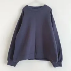 本日限定お値下げ 美品 もちもちあったか裏起毛トレーナー M ネイビー