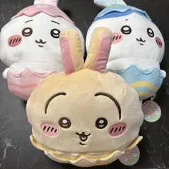 ちいかわ　イースター　ぬいぐるみ　うさぎ　ハチワレ