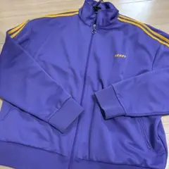 美品⭐️NERDY 紫 ジップアップジャージ トラックジャケット　Ｌ