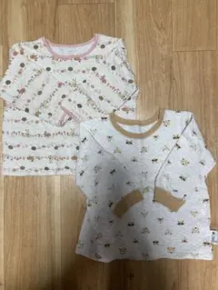 キッズパジャマ 100cm キルト　上のみ 2枚