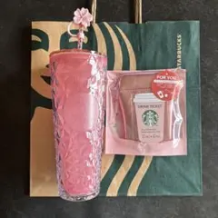 スターバックス　SAKURA2026カラーチェンジングコールドタンブラー　ポーチ