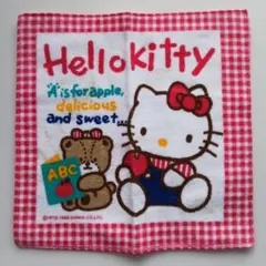 昭和レトロ 1988年 旧顔 ハローキティ タオルハンカチ