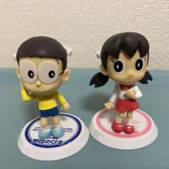 ドラえもんのび太しずかミニチュアニメフィギュア2個セット映画こども