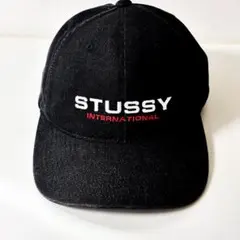 stussy オールドステューシー　ブラックデニムキャップ ヴィンテージ OLD STUSSY/オールドステューシー】80s/90sヴィンテージSTUSSY大