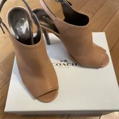 【お値下げしました】COACH コーチ パンプス サンダル 37.5