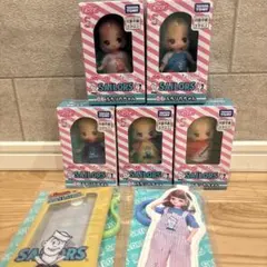 リカちゃんくじ　セーラーズ　ぷちリカちゃん ５種コンプリートセット　おまけ付き