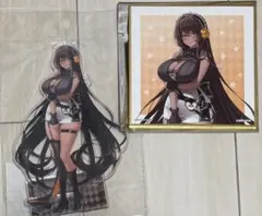 【公式コラボ】勝利の女神：NIKKE　ノワール BIGアクスタ　特典　メイド