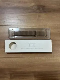 Apple Watch用 ブラウンリブデザインバンド