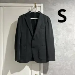 【美品】UNIQLO コンフォートジャケット グレー S チャコール ユニクロ